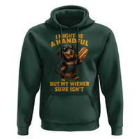 Funny Embarrassing Dachshund Hoodie Wiener Hot Dog Pun Crude Cringey Inappropriate Humor