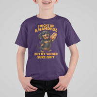 Funny Embarrassing Dachshund T Shirt For Kid Wiener Hot Dog Pun Crude Cringey Inappropriate Humor