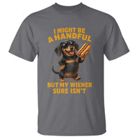 Funny Embarrassing Dachshund T Shirt Wiener Hot Dog Pun Crude Cringey Inappropriate Humor