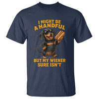 Funny Embarrassing Dachshund T Shirt Wiener Hot Dog Pun Crude Cringey Inappropriate Humor