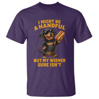 Funny Embarrassing Dachshund T Shirt Wiener Hot Dog Pun Crude Cringey Inappropriate Humor