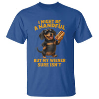 Funny Embarrassing Dachshund T Shirt Wiener Hot Dog Pun Crude Cringey Inappropriate Humor