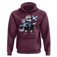 Funny Scotland Unicorn Hoodie Cool Scottish Unicorn with Kilt Flag Scotland Pride Football Fans