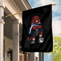 Scotland Rampant Lion Soccer Fan Garden Flag Scottish Pride Red Lion in Kilt with Sunglasses Football