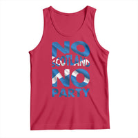 No Scotland No Party Scottish Tank Top Retro Scottish Banner Fan Scotland Flag