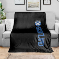 Scotland Soccer Throw Blanket Vintage SCOT Scottish Flag Graphic Football Fan
