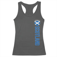 Scotland Soccer Racerback Tank Top Vintage SCOT Scottish Flag Graphic Football Fan