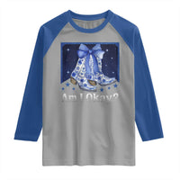 Am I Okay Raglan Shirt Boot Cowgirl Coquette Bow - Wonder Print Shop