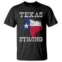 Strong Texas T Shirt Distressed Flag Texan Pride Flood Relief Disaster - Wonder Print Shop