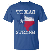 Strong Texas T Shirt Distressed Flag Texan Pride Flood Relief Disaster - Wonder Print Shop