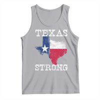 Strong Texas Tank Top Distressed Flag Texan Pride Flood Relief Disaster - Wonder Print Shop