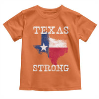 Strong Texas Toddler T Shirt Distressed Flag Texan Pride Flood Relief Disaster - Wonder Print Shop