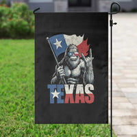 Bigfoot Texas Garden Flag Sasquatch Loves Rock On Hand Texan Texas Flag - Wonder Print Shop