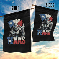 Bigfoot Texas Garden Flag Sasquatch Loves Rock On Hand Texan Texas Flag - Wonder Print Shop