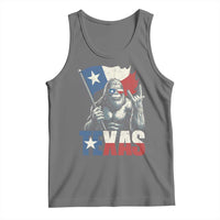 Bigfoot Texas Tank Top Sasquatch Loves Rock On Hand Texan Texas Flag - Wonder Print Shop