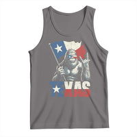 Bigfoot Texas Tank Top Sasquatch Loves Rock On Hand Texan Texas Flag - Wonder Print Shop