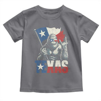 Bigfoot Texas Toddler T Shirt Sasquatch Loves Rock On Hand Texan Texas Flag - Wonder Print Shop