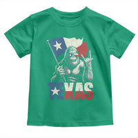 Bigfoot Texas Toddler T Shirt Sasquatch Loves Rock On Hand Texan Texas Flag - Wonder Print Shop