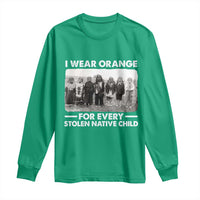I Wear Orange For Every American Native Child Long Sleeve Shirt - Wonder Print Shop