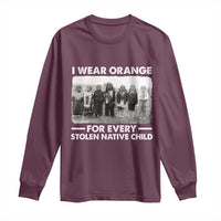 I Wear Orange For Every American Native Child Long Sleeve Shirt - Wonder Print Shop