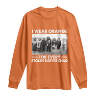 I Wear Orange For Every American Native Child Long Sleeve Shirt - Wonder Print Shop