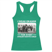 I Wear Orange For Every American Native Child Racerback Tank Top - Wonder Print Shop