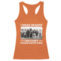 I Wear Orange For Every American Native Child Racerback Tank Top - Wonder Print Shop