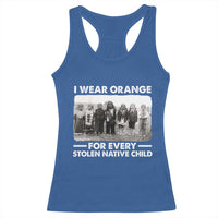 I Wear Orange For Every American Native Child Racerback Tank Top - Wonder Print Shop