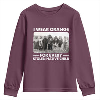 I Wear Orange For Every American Native Child Youth Sweatshirt - Wonder Print Shop