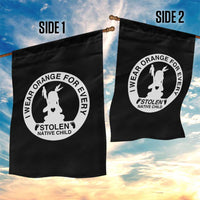 I Wear Orange For Every Stolen American Native Child Garden Flag Bring Our Children Home Orange Day - Wonder Print Shop