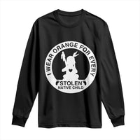 I Wear Orange For Every Stolen American Native Child Long Sleeve Shirt Bring Our Children Home Orange Day - Wonder Print Shop