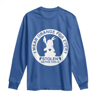 I Wear Orange For Every Stolen American Native Child Long Sleeve Shirt Bring Our Children Home Orange Day - Wonder Print Shop