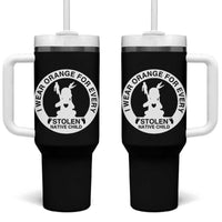 I Wear Orange For Every Stolen American Native Child Tumbler With Handle Bring Our Children Home Orange Day - Wonder Print Shop