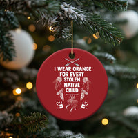 I Wear Orange For Every Stolen American Native Child Christmas Ornament - Wonder Print Shop