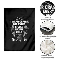 I Wear Orange For Every Stolen American Native Child Garden Flag - Wonder Print Shop