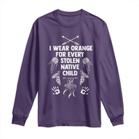 I Wear Orange For Every Stolen American Native Child Long Sleeve Shirt - Wonder Print Shop