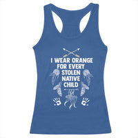 I Wear Orange For Every Stolen American Native Child Racerback Tank Top - Wonder Print Shop