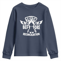 Native American Every Child Youth Sweatshirt Truth Before Reconciliation - Wonder Print Shop
