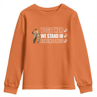 Native American Every Child Youth Sweatshirt Together We Stand in Remembrance 215 Stolen Children - Wonder Print Shop