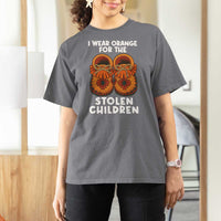 I Wear Orange For Every Stolen American Native Child T Shirt For Women Orange Day - Wonder Print Shop