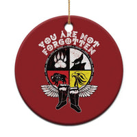 Native American Indian Christmas Ornament You Are Not Forgotten - Wonder Print Shop