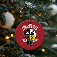 Native American Indian Christmas Ornament You Are Not Forgotten - Wonder Print Shop
