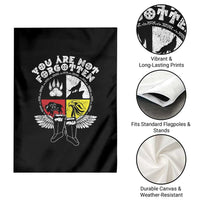 Native American Indian Garden Flag You Are Not Forgotten - Wonder Print Shop