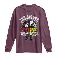 Native American Indian Long Sleeve Shirt You Are Not Forgotten - Wonder Print Shop