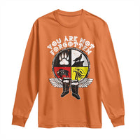Native American Indian Long Sleeve Shirt You Are Not Forgotten - Wonder Print Shop
