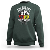 Native American Indian Sweatshirt You Are Not Forgotten - Wonder Print Shop