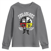 Native American Indian Youth Sweatshirt You Are Not Forgotten - Wonder Print Shop