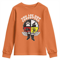 Native American Indian Youth Sweatshirt You Are Not Forgotten - Wonder Print Shop