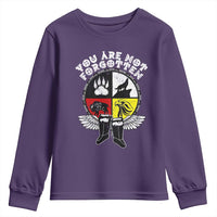 Native American Indian Youth Sweatshirt You Are Not Forgotten - Wonder Print Shop