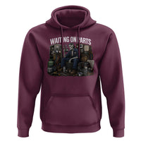 Waiting On Parts HVAC Tech Skeleton Funny Mechanic Graphic Hoodie